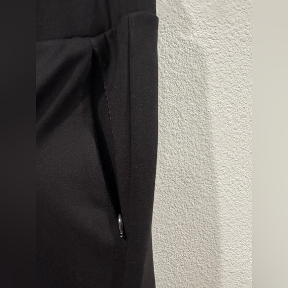 Universal Standard Black Ponte Knit Ankle Cropped Pull On Black Pants Size Small - Picture 5 of 13